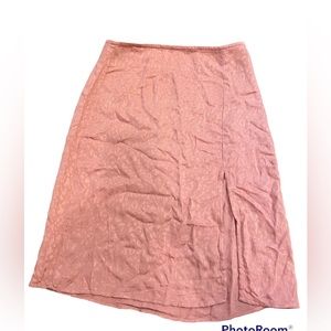 Light pink cheetah skirt